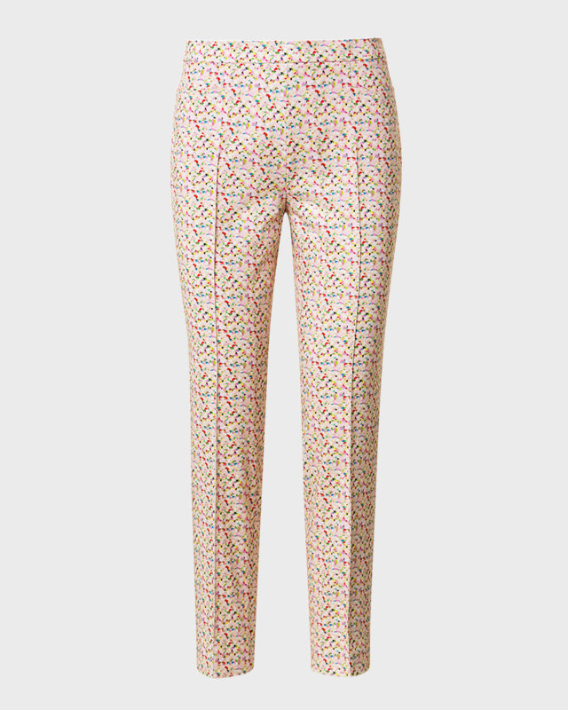 Franca Mini Kaleidoscope Print Tailored Pants